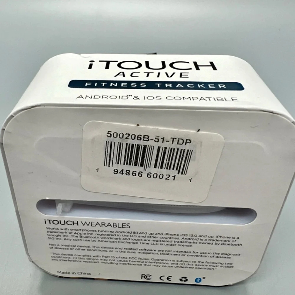 ITouch Action Smartwatch With Tye Dye Design Strap